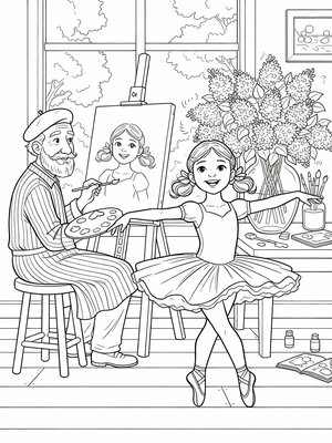 Classic Coloring Book - B&W