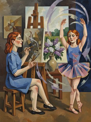 Cubist Painting - Color