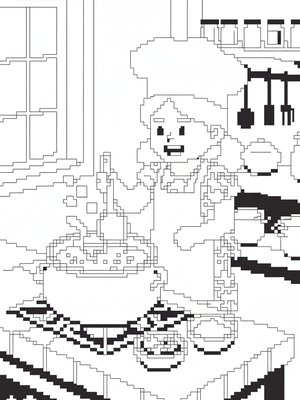 Pixel Art - B&W