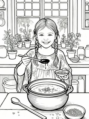 Impressionist Painting - B&W