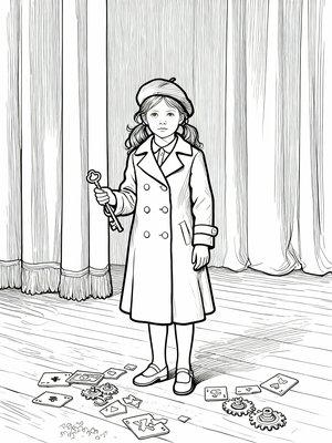 Impressionist Painting - B&W