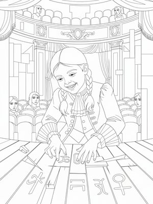 Cubist Painting - B&W