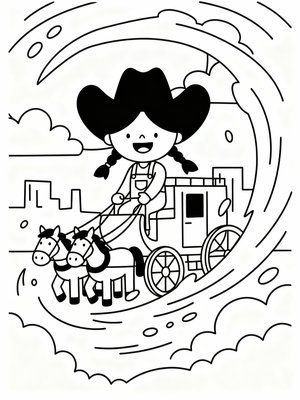 Preschool Simple - B&W