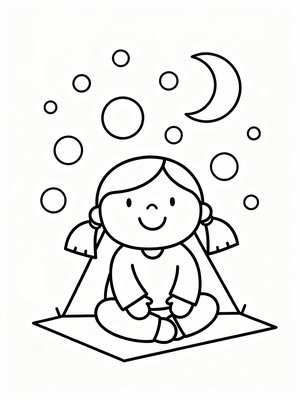 Preschool Simple - B&W