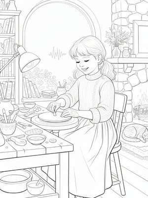 Vintage Storybook - B&W