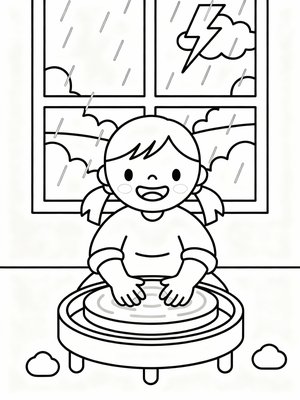 Preschool Simple - B&W