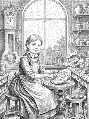 Victorian Illustration - B&W