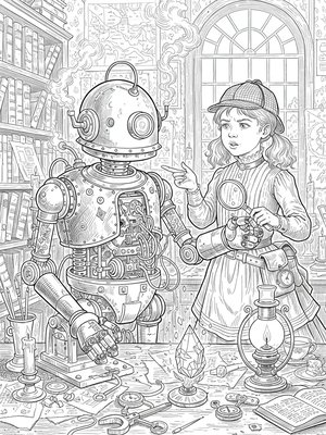 Victorian Illustration - B&W