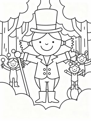 Preschool Simple - B&W