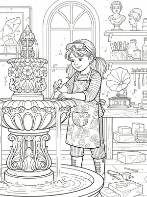 Classic Coloring Book - B&W