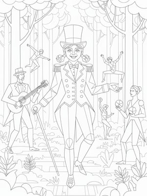 Cubist Painting - B&W