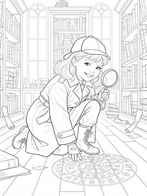 Vintage Storybook - B&W