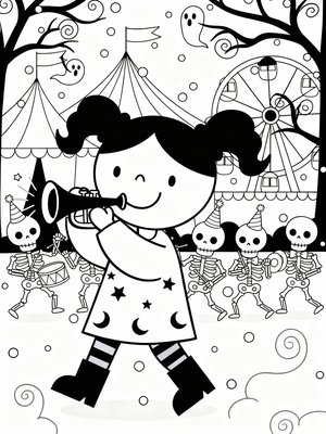 Preschool Simple - B&W