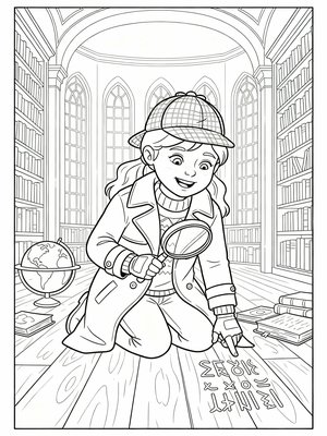 Classic Coloring Book - B&W