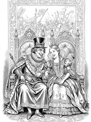Victorian Illustration - B&W