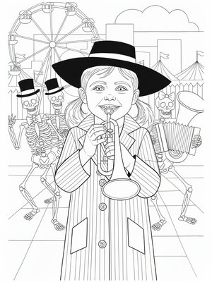 Cubist Painting - B&W