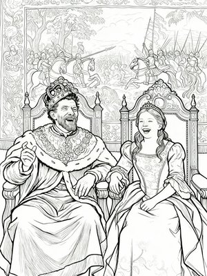 Impressionist Painting - B&W