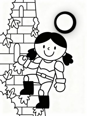 Preschool Simple - B&W