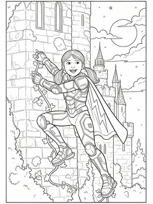 Classic Coloring Book - B&W