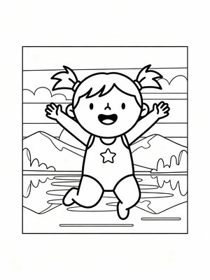 Preschool Simple - B&W