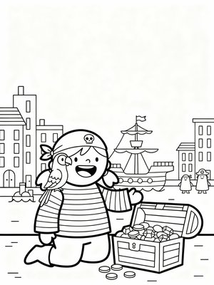 Preschool Simple - B&W