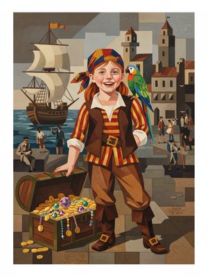 Cubist Painting - Color