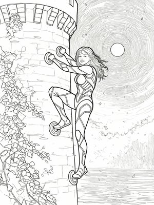 Impressionist Painting - B&W