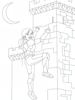 Cubist Painting - B&W