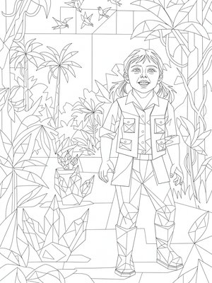 Cubist Painting - B&W