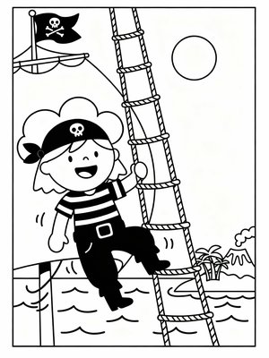 Preschool Simple - B&W