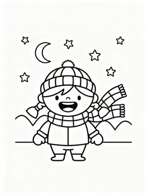 Preschool Simple - B&W