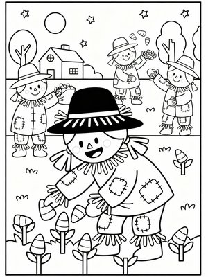 Preschool Simple - B&W