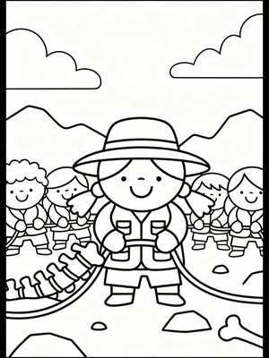 Preschool Simple - B&W