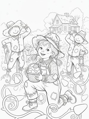 Vintage Storybook - B&W