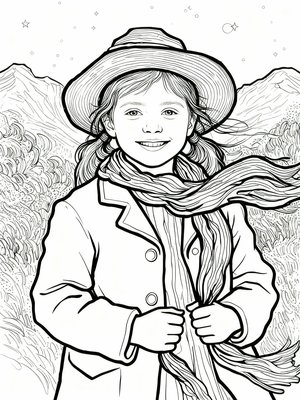 Impressionist Painting - B&W