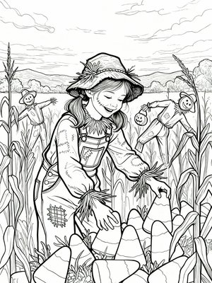 Impressionist Painting - B&W