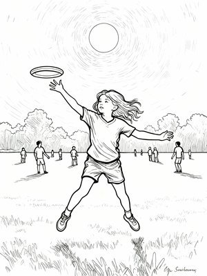 Impressionist Painting - B&W