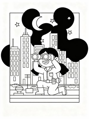 Preschool Simple - B&W