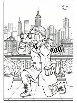 Classic Coloring Book - B&W