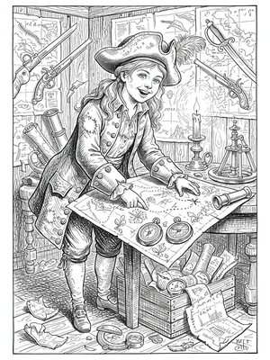 Victorian Illustration - B&W