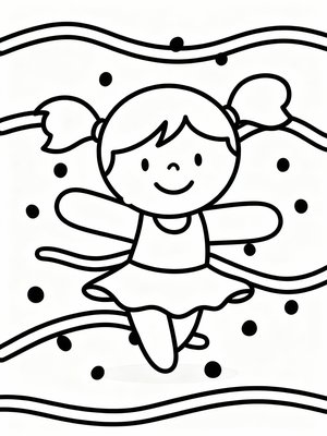 Preschool Simple - B&W