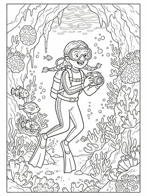 Classic Coloring Book - B&W