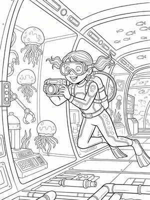 Classic Coloring Book - B&W