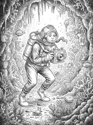 Victorian Illustration - B&W