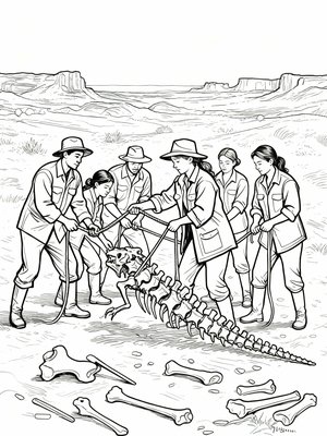 Impressionist Painting - B&W