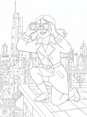 Cubist Painting - B&W