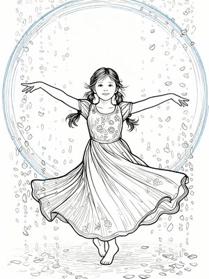 Impressionist Painting - B&W