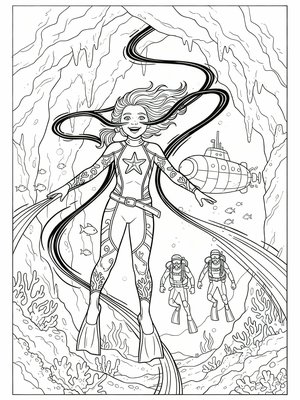 Classic Coloring Book - B&W