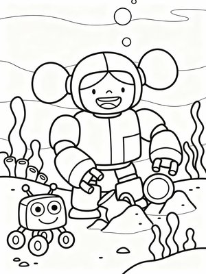 Preschool Simple - B&W