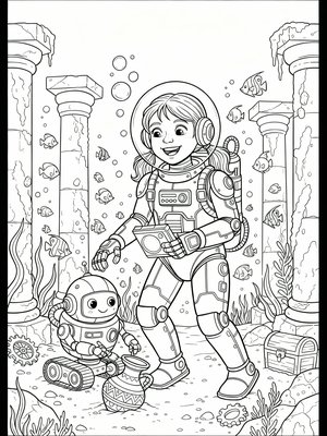 Classic Coloring Book - B&W